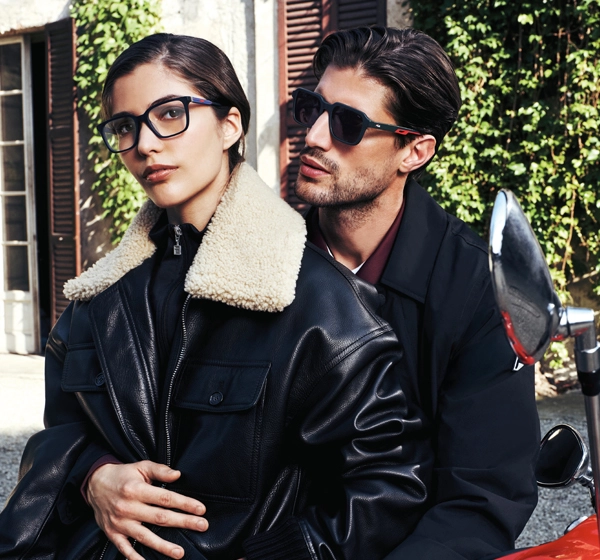 A journey together, blending fashion and adventure on city streets.